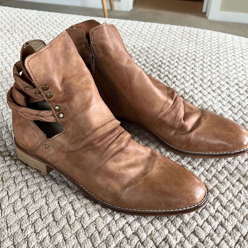 Free People leather ankle boots